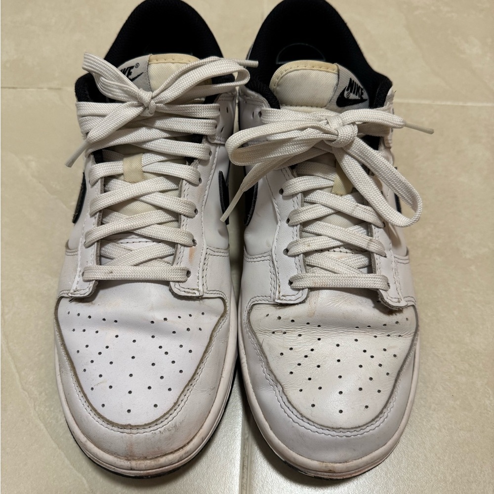 Nike Dunk Low White Black Size Women’s US 9.5 / Men’s US 8